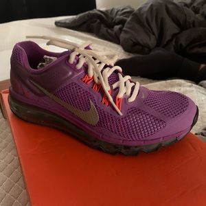 Air Max Purple & orange sneakers NWT